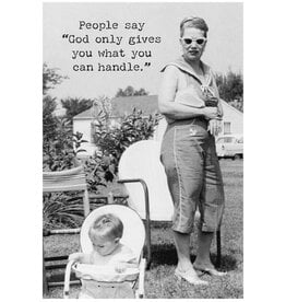 Trash Talk by Annie Trash Talk Greeting Card - Hang in There