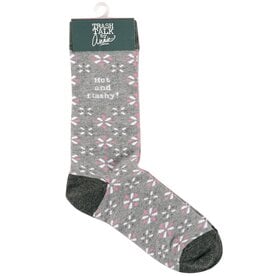 Trash Talk by Annie Hot and Flashy Socks