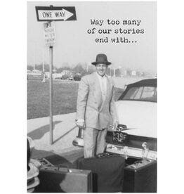Trash Talk by Annie Trash Talk Greeting Card - I Miss You
