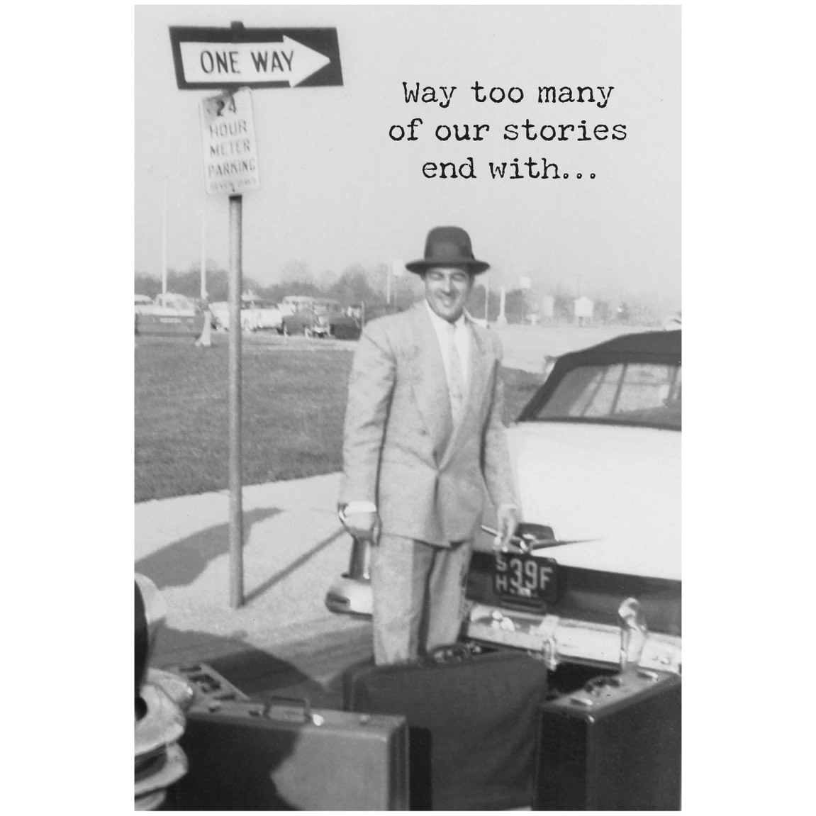 Trash Talk by Annie Trash Talk Greeting Card - I Miss You