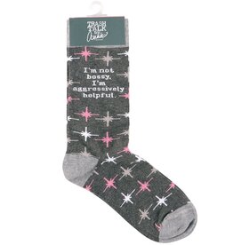 Trash Talk by Annie I'm Not Bossy Socks