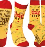 FLEURISH Is It Taco Time Yet? Socks