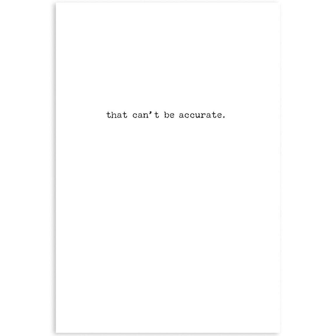 Trash Talk by Annie Trash Talk Greeting Card - Looking in the Mirror