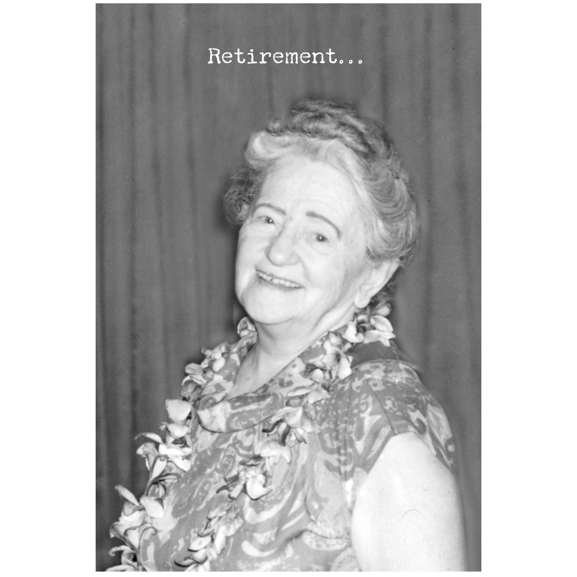 Trash Talk by Annie Trash Talk Greeting Card - Retirement