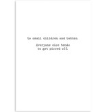 Trash Talk by Annie Trash Talk Greeting Card - So Big