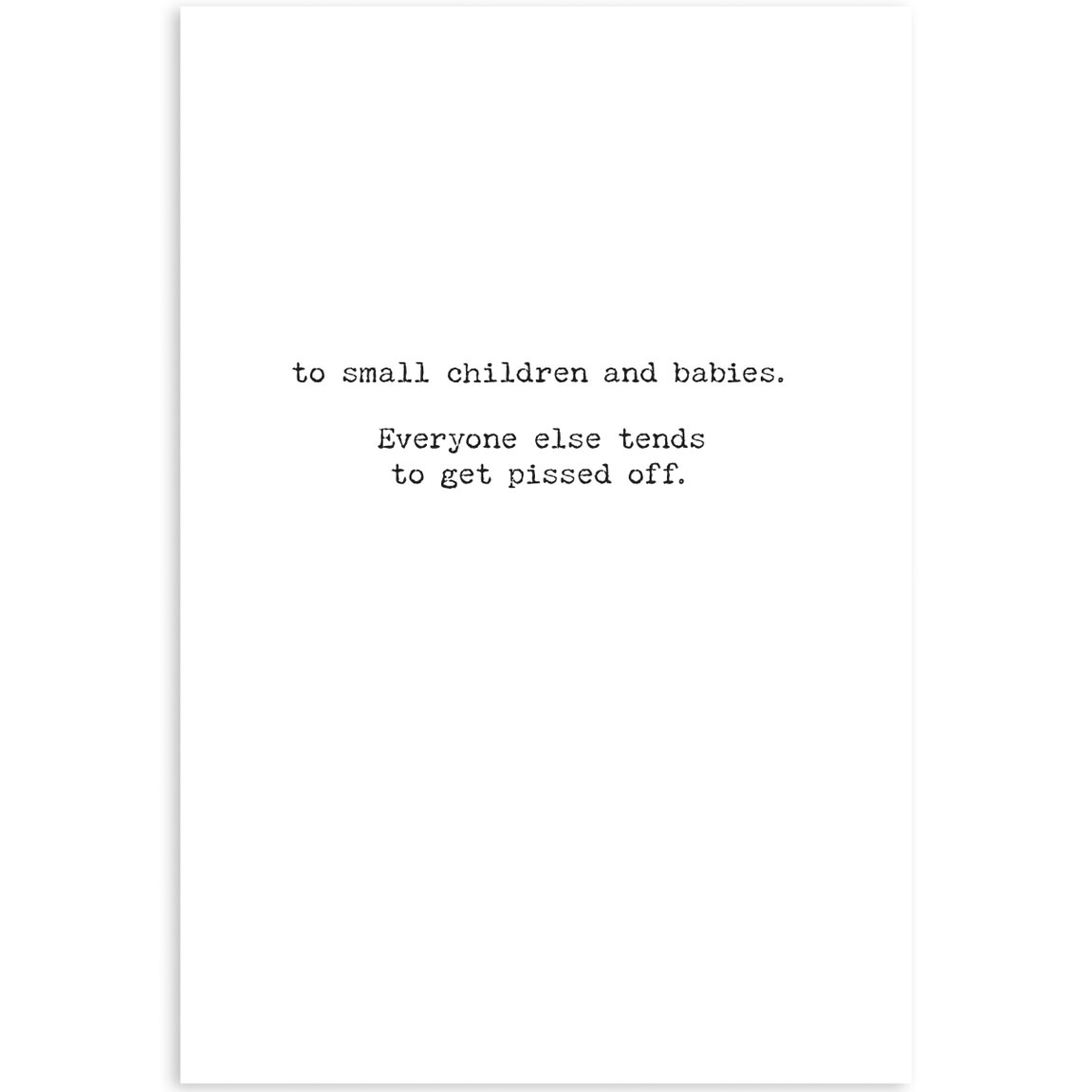 Trash Talk by Annie Trash Talk Greeting Card - So Big