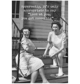 Trash Talk by Annie Trash Talk Greeting Card - So Big