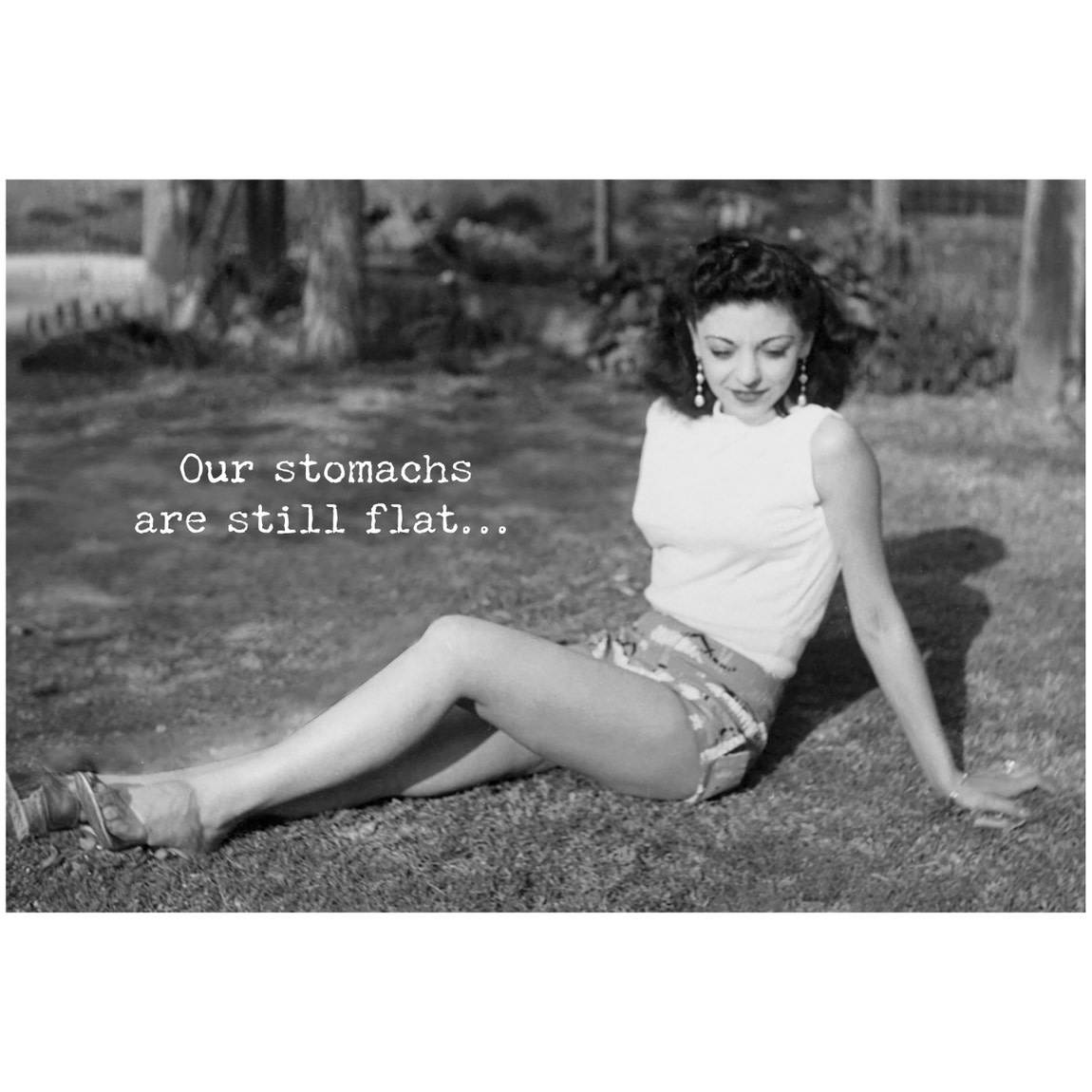 Trash Talk by Annie Trash Talk Greeting Card - Still Flat