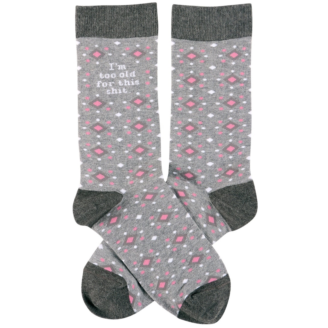 Trash Talk by Annie Too Old For This Socks