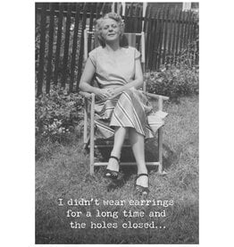 Trash Talk by Annie Trash Talk Greeting Card - Wear Earrings
