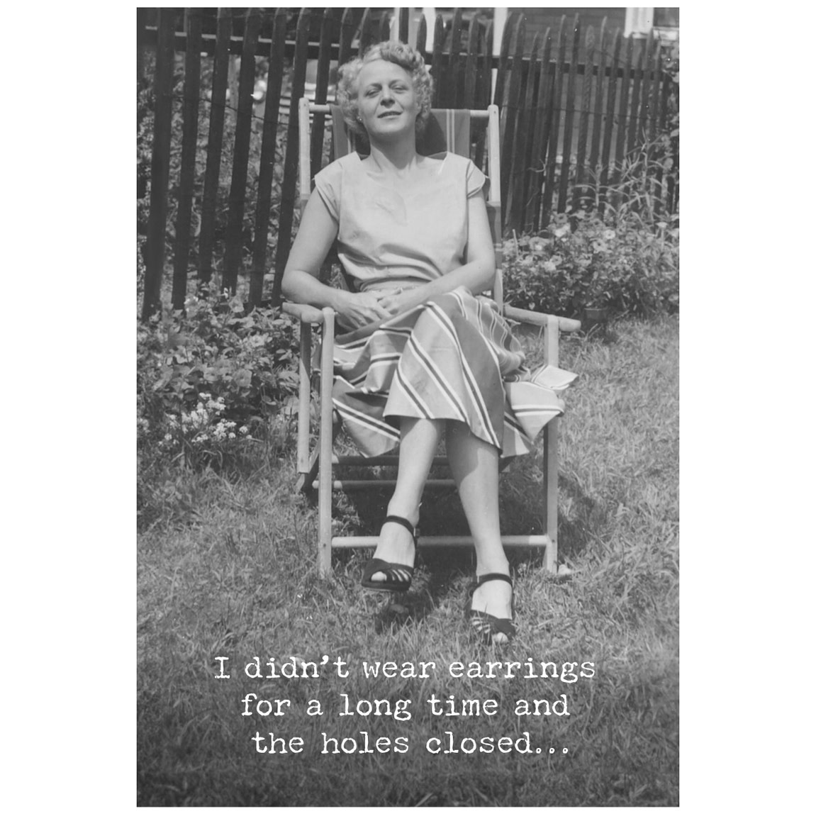 Trash Talk by Annie Trash Talk Greeting Card - Wear Earrings