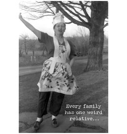 Trash Talk by Annie Trash Talk Greeting Card - Weird Relative