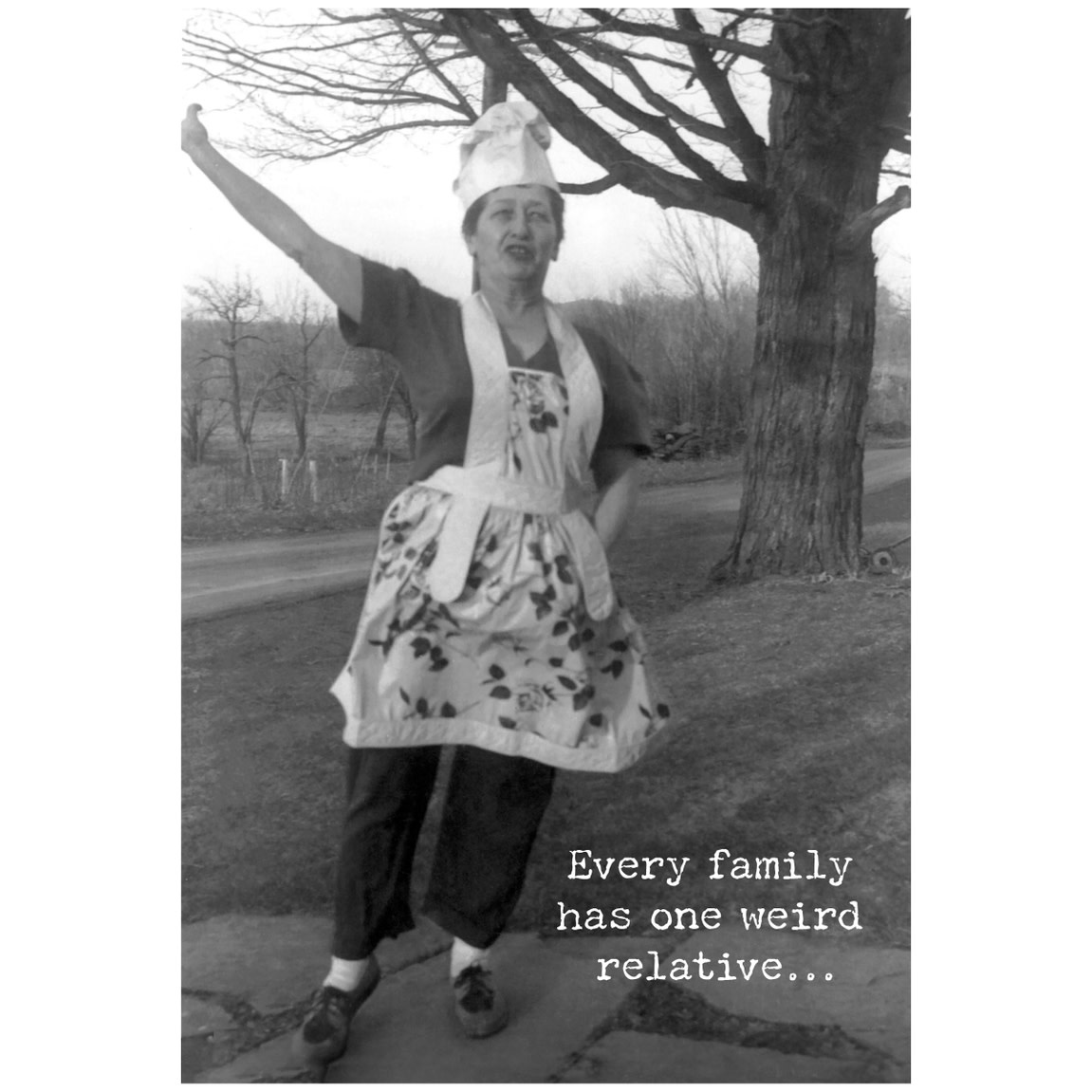Trash Talk by Annie Trash Talk Greeting Card - Weird Relative