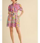 Jodifl Multi Patchwork Print Dress