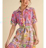 Jodifl Multi Patchwork Print Dress