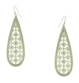 Takobia Gold Teardrop of Celtic Earrings