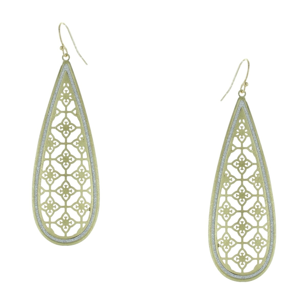 Takobia Gold Teardrop of Celtic Earrings