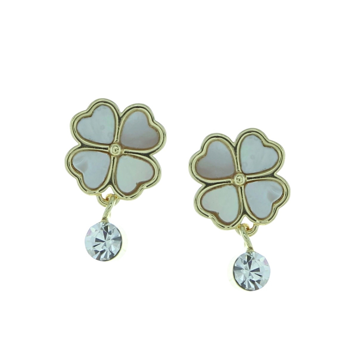 Takobia Clover w/ Mop Post Earrings