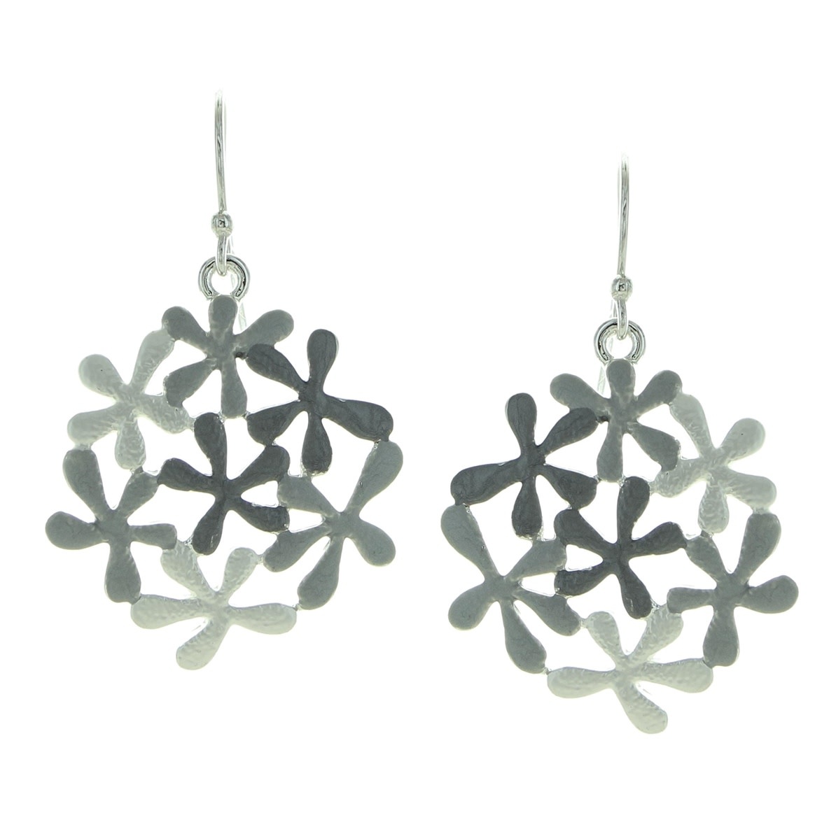 Takobia Two Tone Flower Earrings