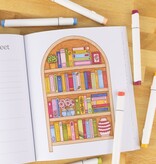 Elyse Breanne Design All Booked Up Coloring Book | Bookish & Reading