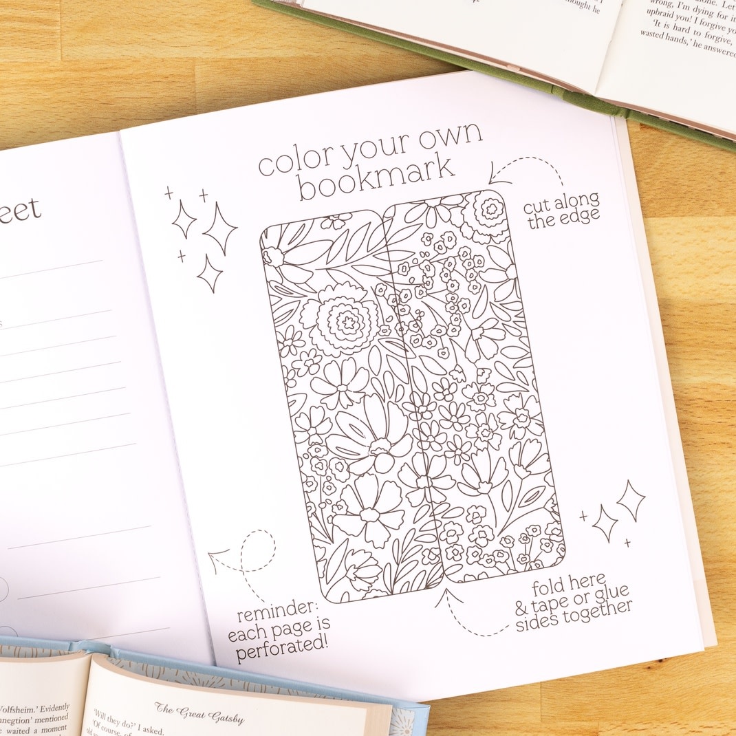 Elyse Breanne Design All Booked Up Coloring Book | Bookish & Reading