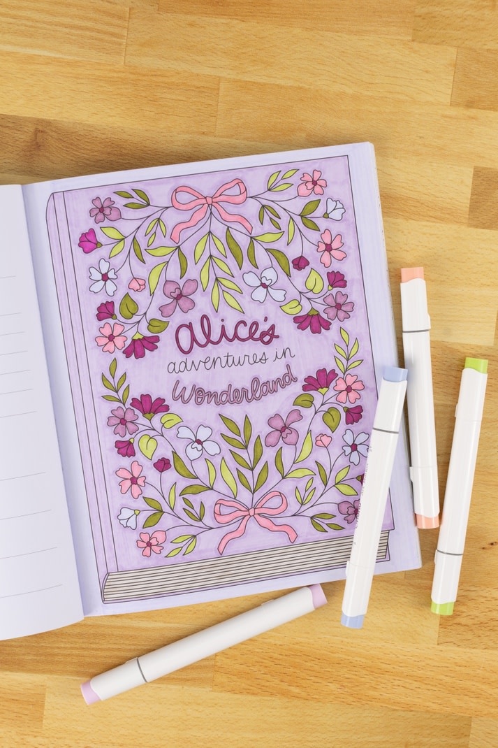 Elyse Breanne Design All Booked Up Coloring Book | Bookish & Reading