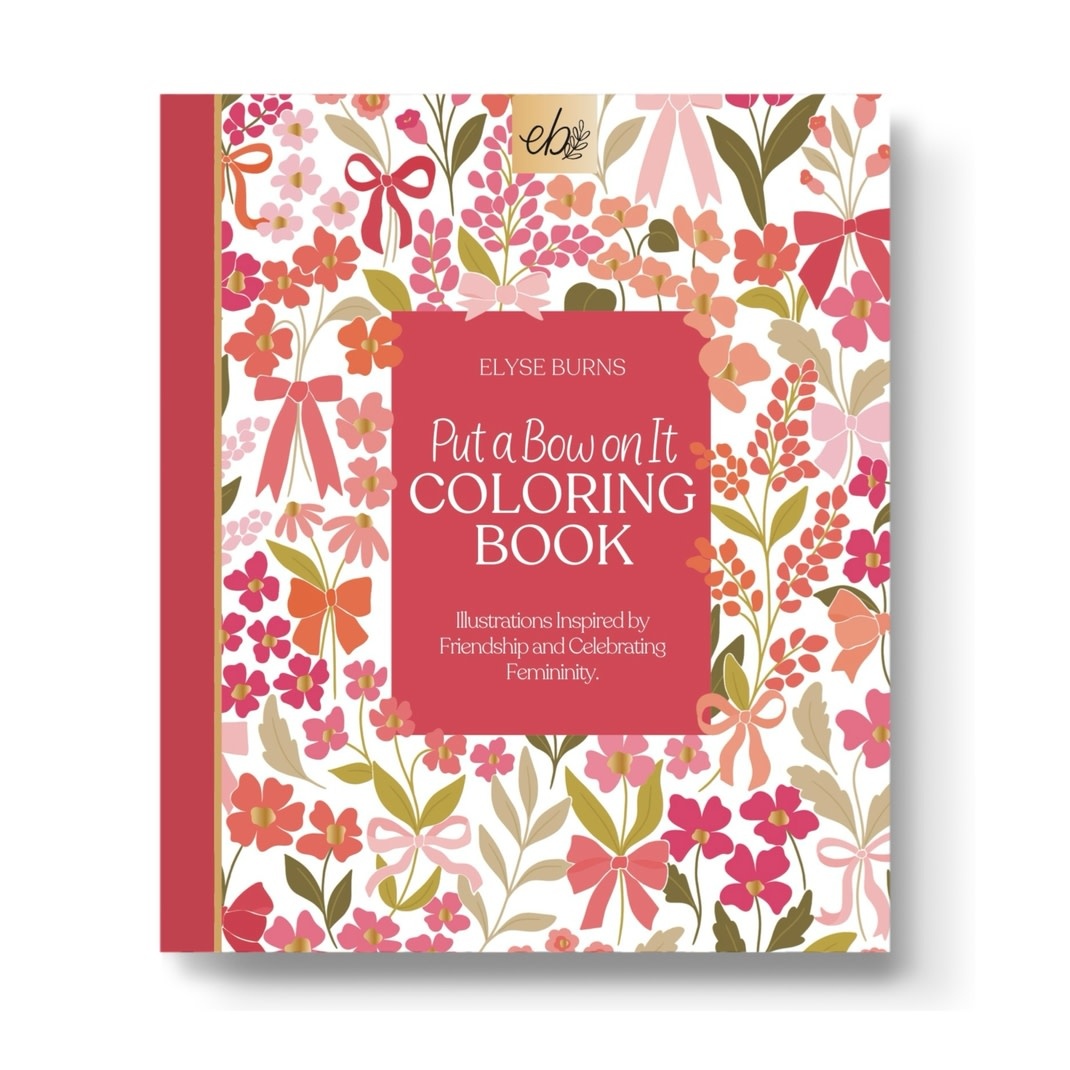 Elyse Breanne Design Put A Bow On It Coloring Book