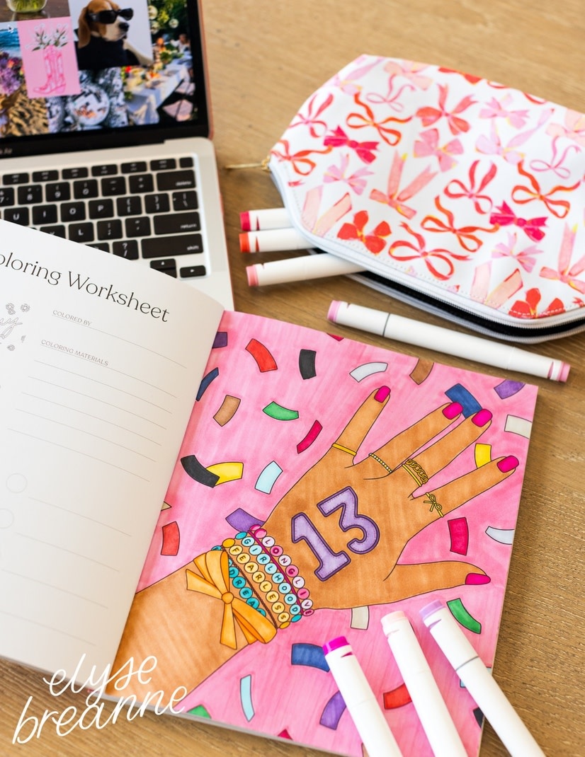 Elyse Breanne Design Put A Bow On It Coloring Book