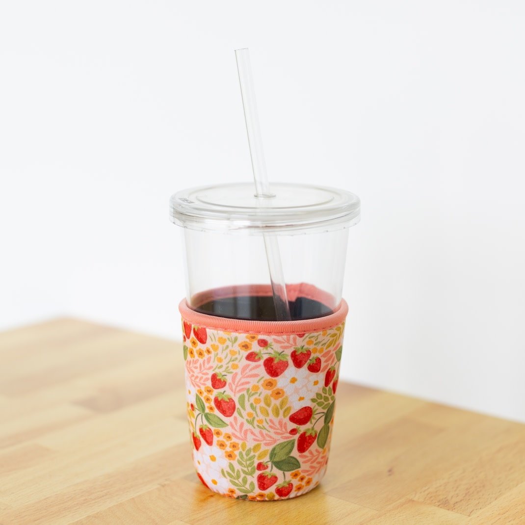 Elyse Breanne Design Strawberry Patch Drink Sleeve