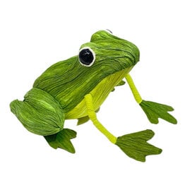 FLEURISH Green Artificial Frog