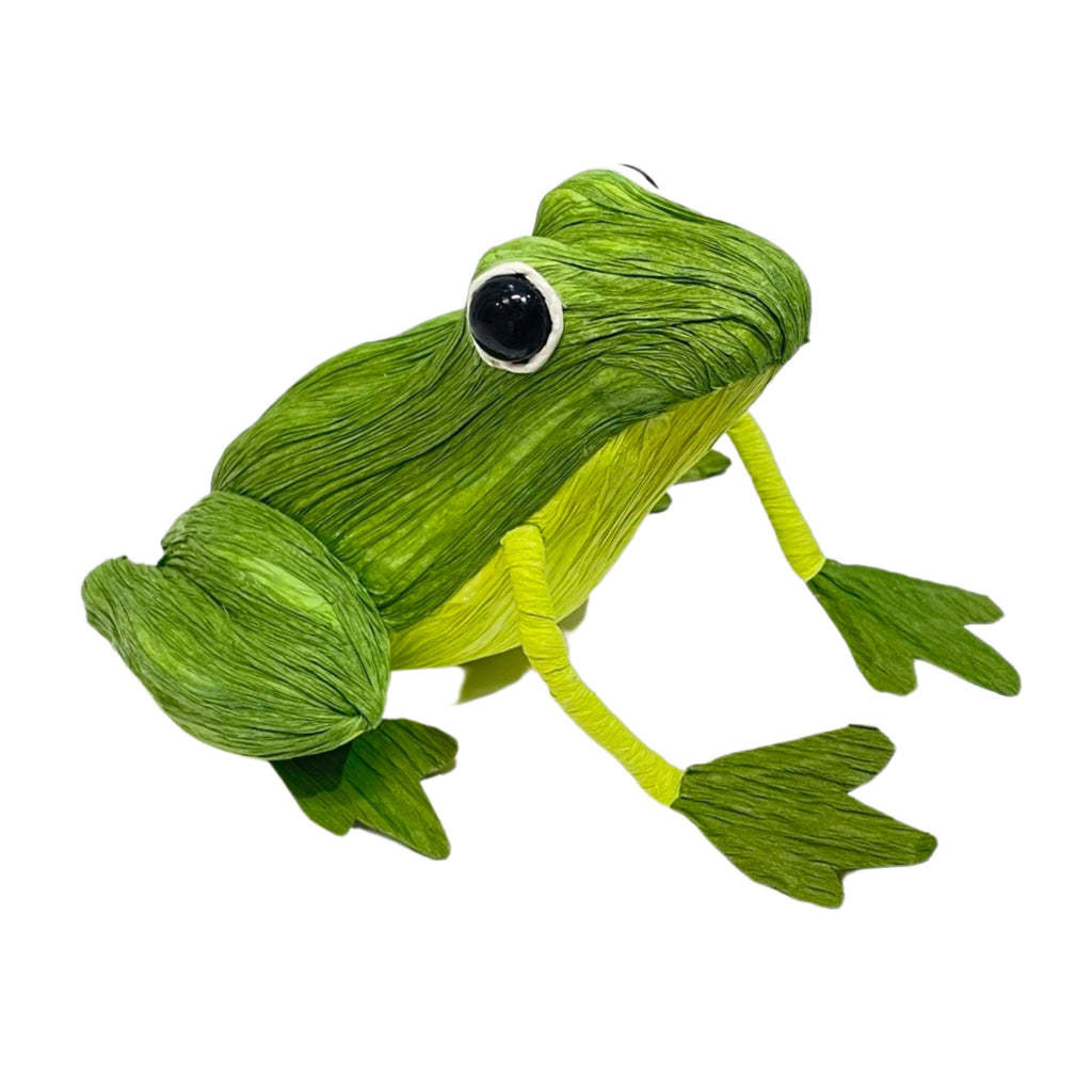 FLEURISH Green Artificial Frog