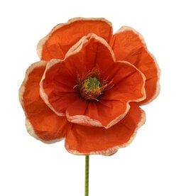 FLEURISH Orange Giant Poppy 63”