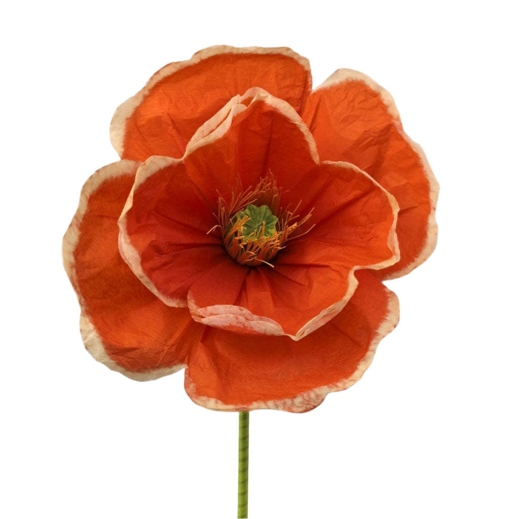 FLEURISH Orange Giant Poppy 63”