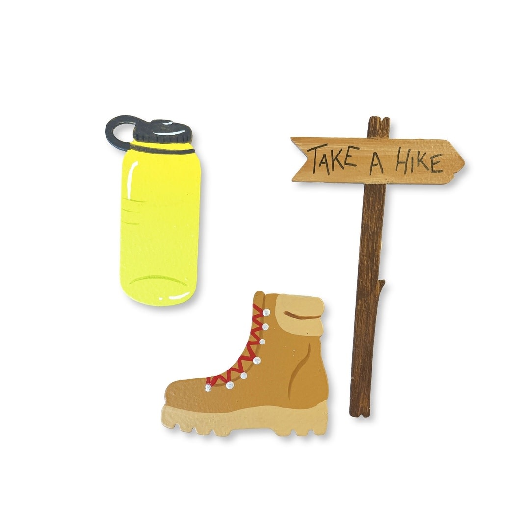 Roeda Studio "Take A Hike" Magnets S/3