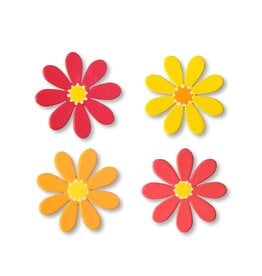 Roeda Studio Daisy Magnets S/4 Warm Colors