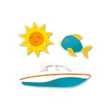 Roeda Studio Summer Boating Magnets S/3, Lake & Beach Gift