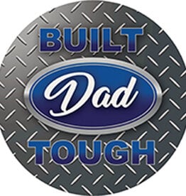 FLEURISH Built Dad Tough Round Car Coaster