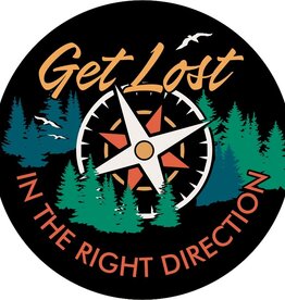 FLEURISH Get Lost Round Car Coaster