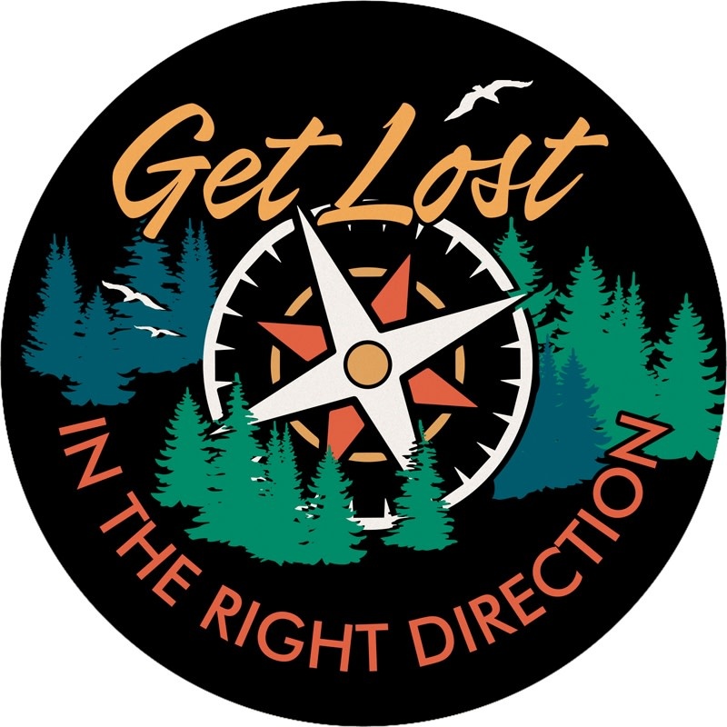 FLEURISH Get Lost Round Car Coaster