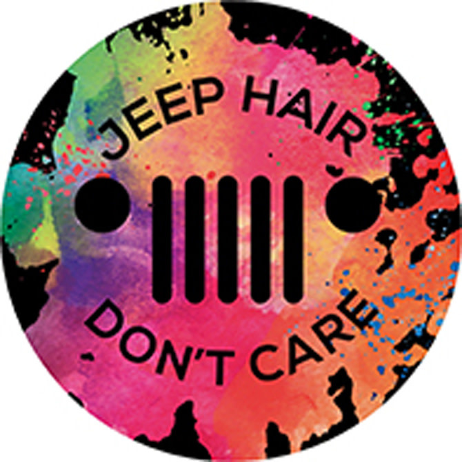 FLEURISH Jeep Hair Round Car Coaster