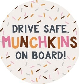 FLEURISH Munchkins Round Car Coaster