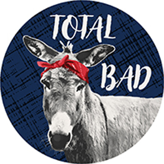 FLEURISH Total Bad Round Car Coaster