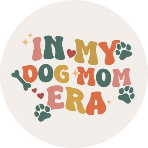 FLEURISH Dog Mom Era Car Coaster