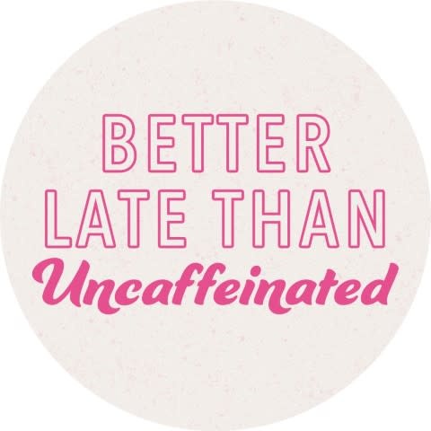 FLEURISH Uncaffeinated Car Coaster