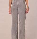 Democracy Light Grey 30/22” “AB” Solution Skyrise Wide Leg W/ Center Front Seams