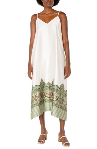 Liverpool Los Angeles spaghetti strap maxi dress