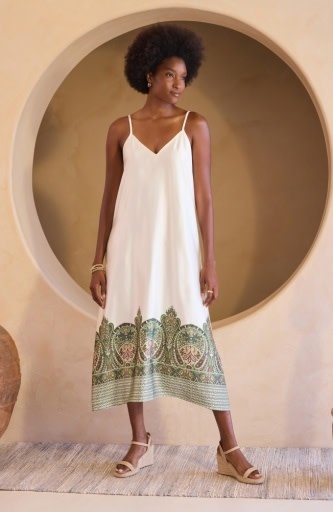 Liverpool Los Angeles spaghetti strap maxi dress