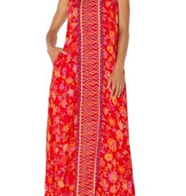 Liverpool Los Angeles spaghetti strap woven maxi dress
