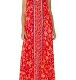 Liverpool Los Angeles spaghetti strap woven maxi dress