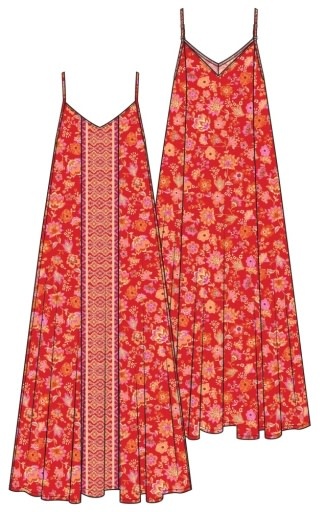 Liverpool Los Angeles spaghetti strap woven maxi dress